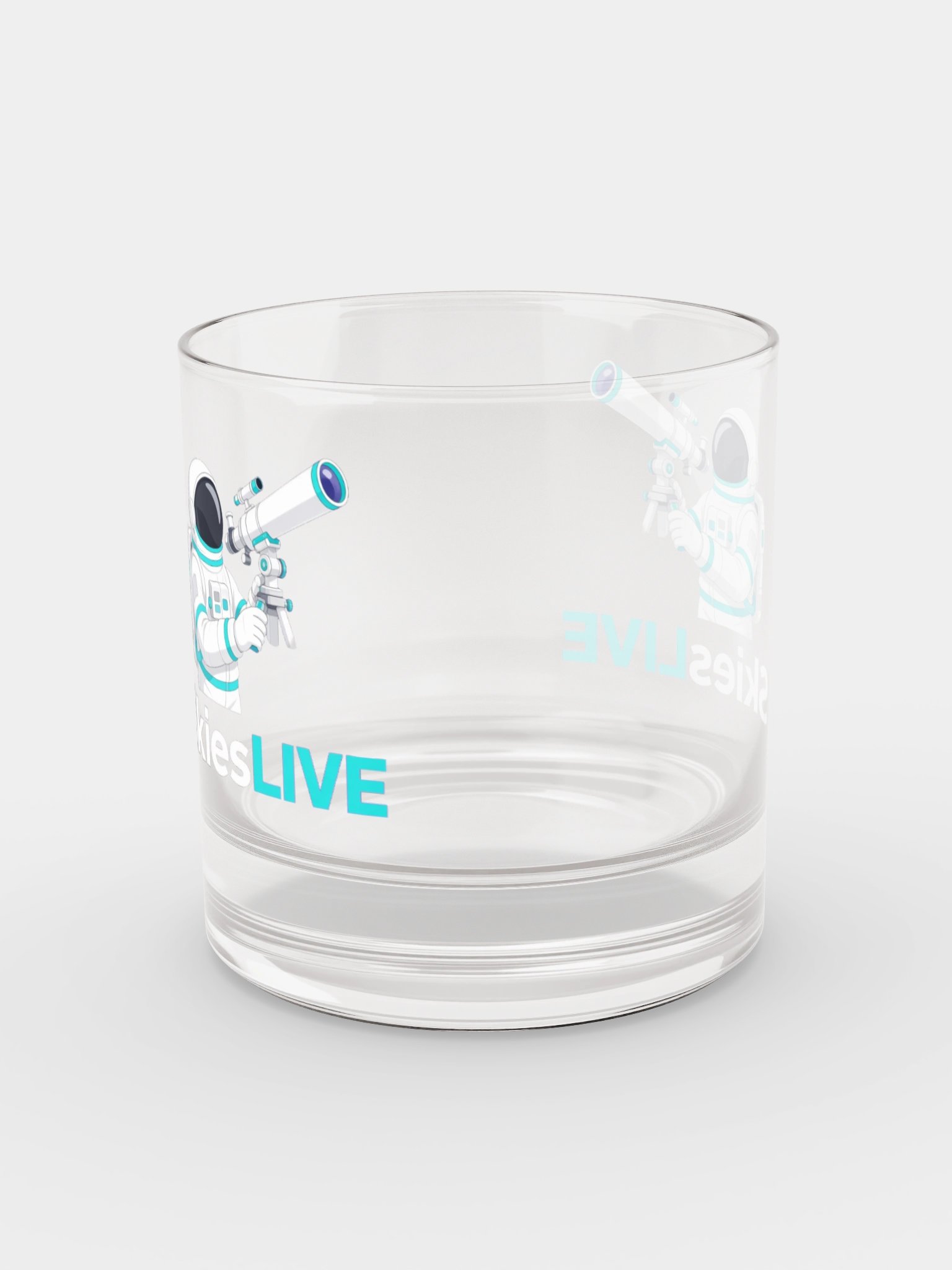 SkiesLIVE Astronaut Rocks Glass product image (6)