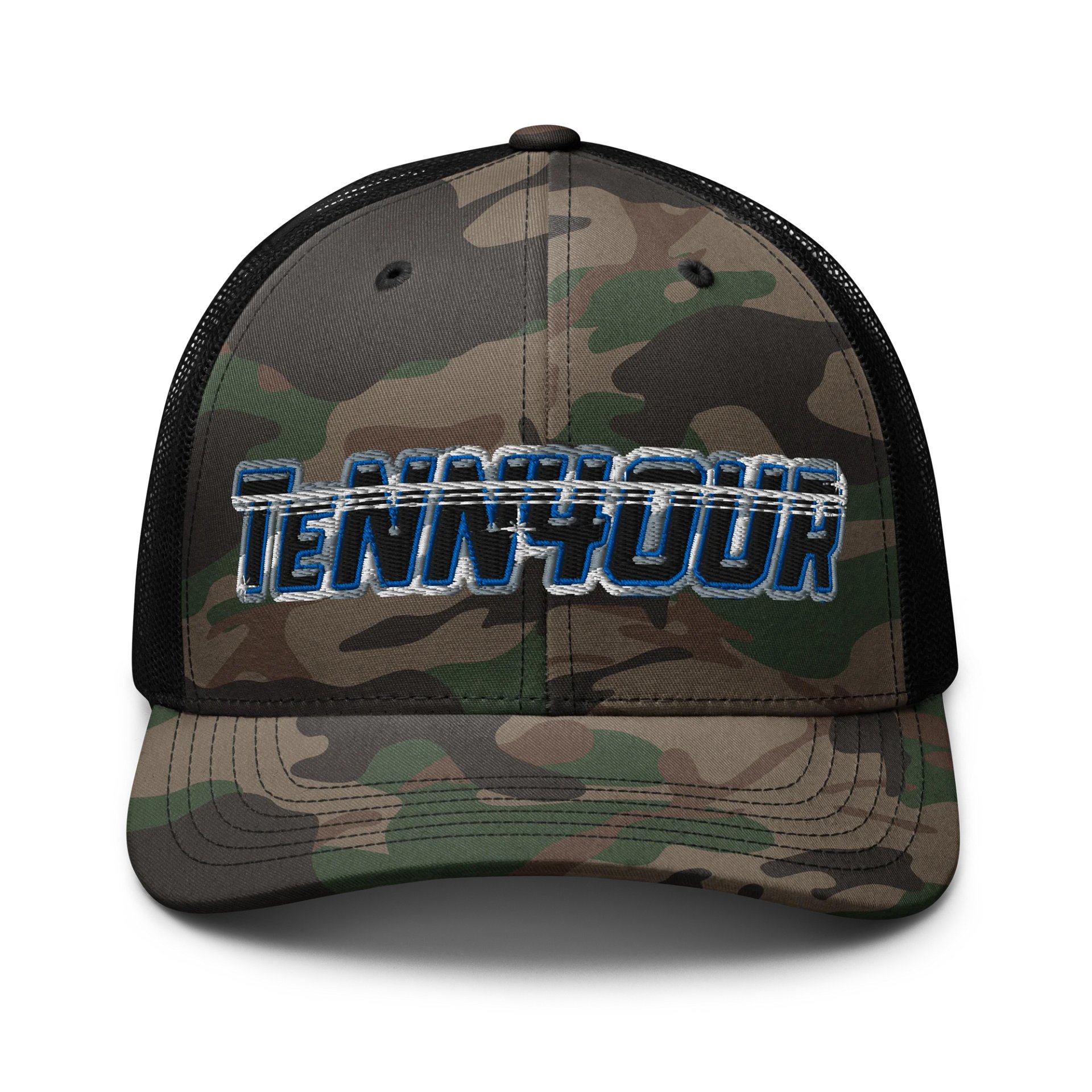 TENN4OUR Camo Trucker Hat product image (1)