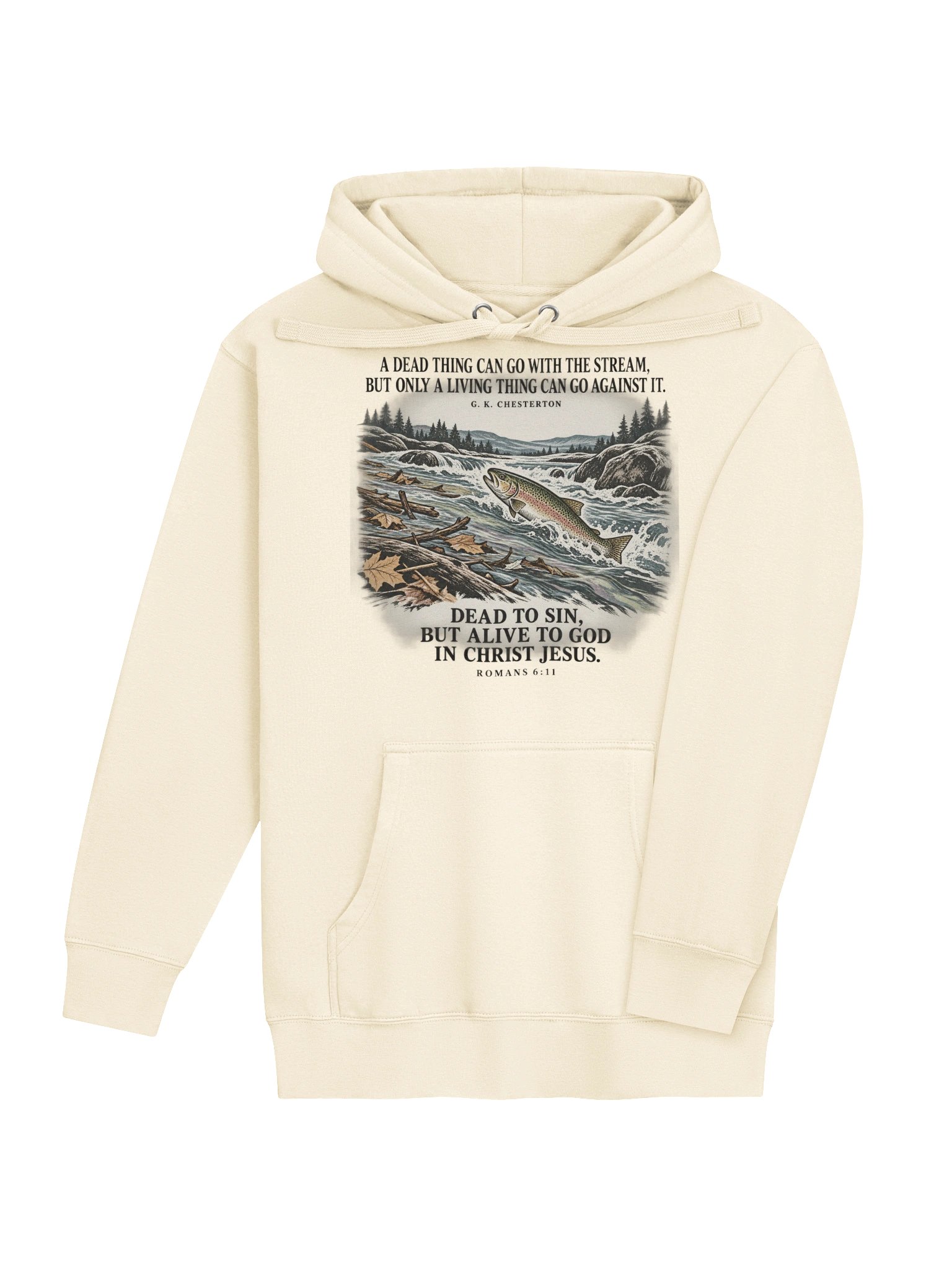 Swiming Upstream Hoodie product image (52)
