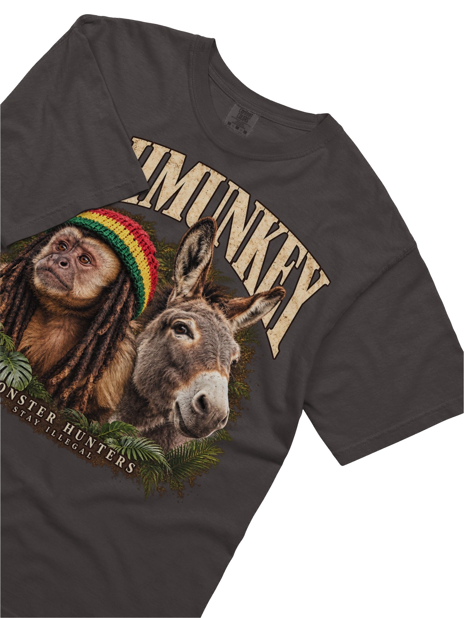 Jahmunkey Monster Hunters Heavyweight Tee product image (11)