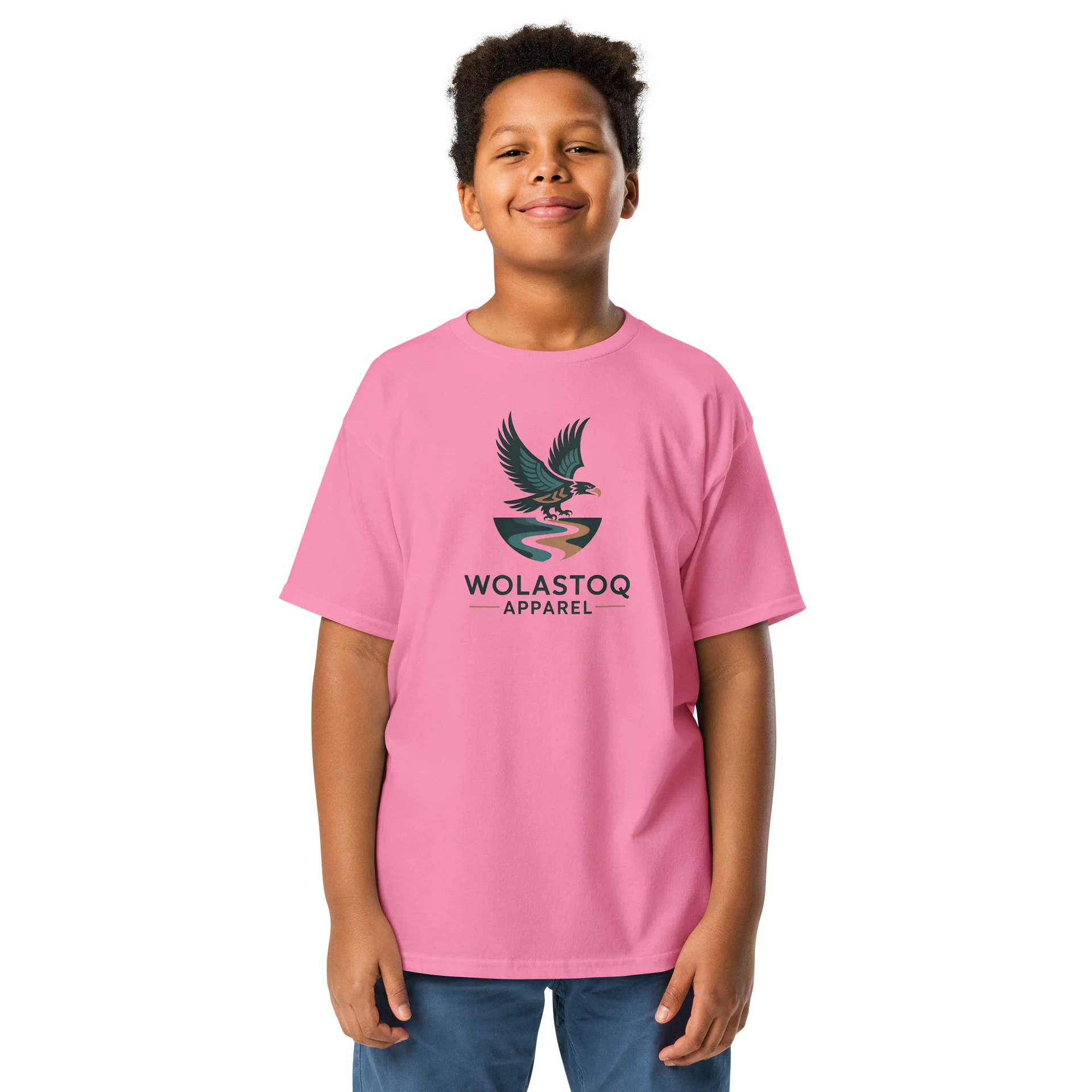 Wolastoq Eagle River Youth Tee product image (6)
