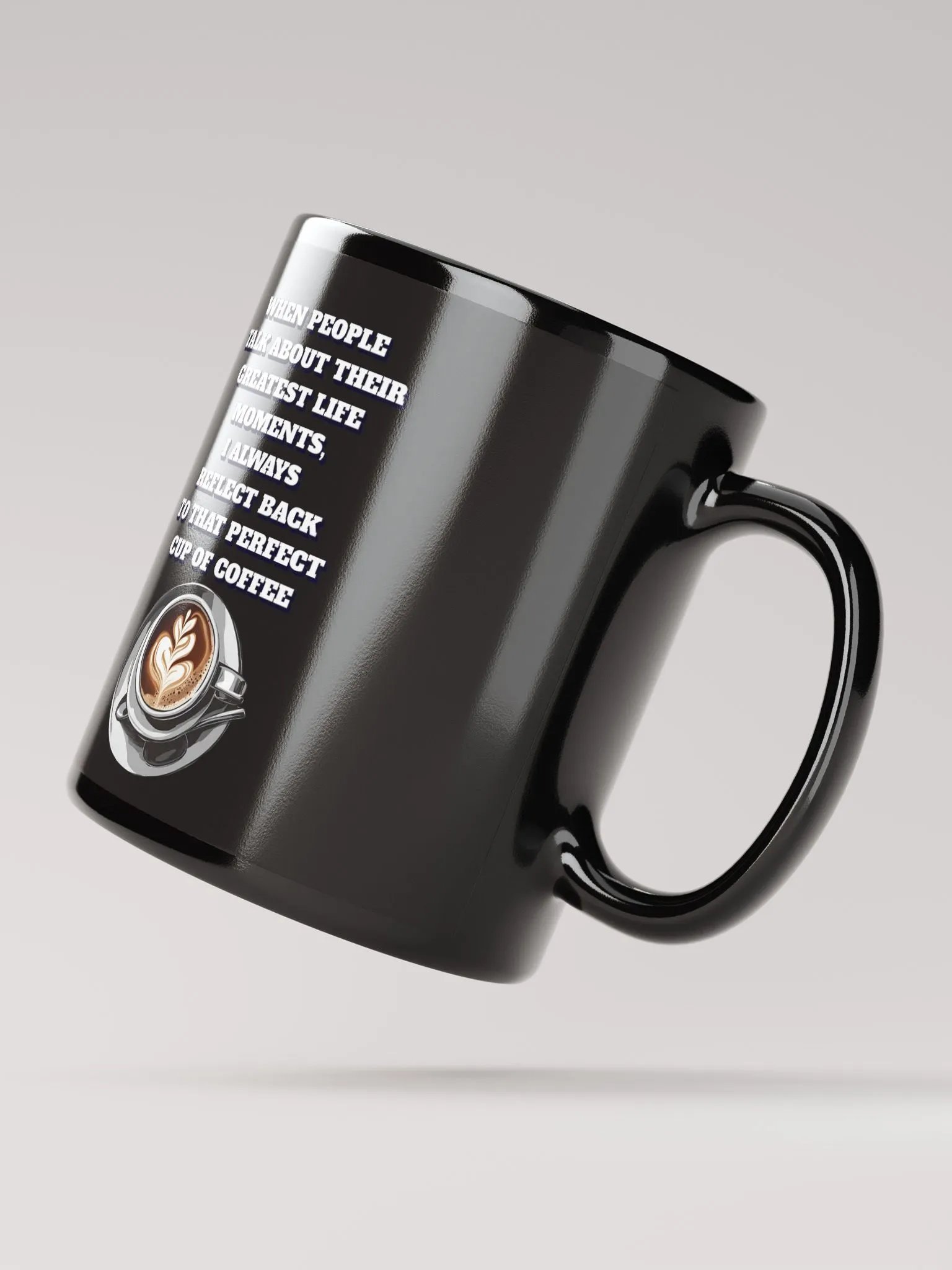 Reflections - That Perfect Cup of Coffee Black Mug product image (3)