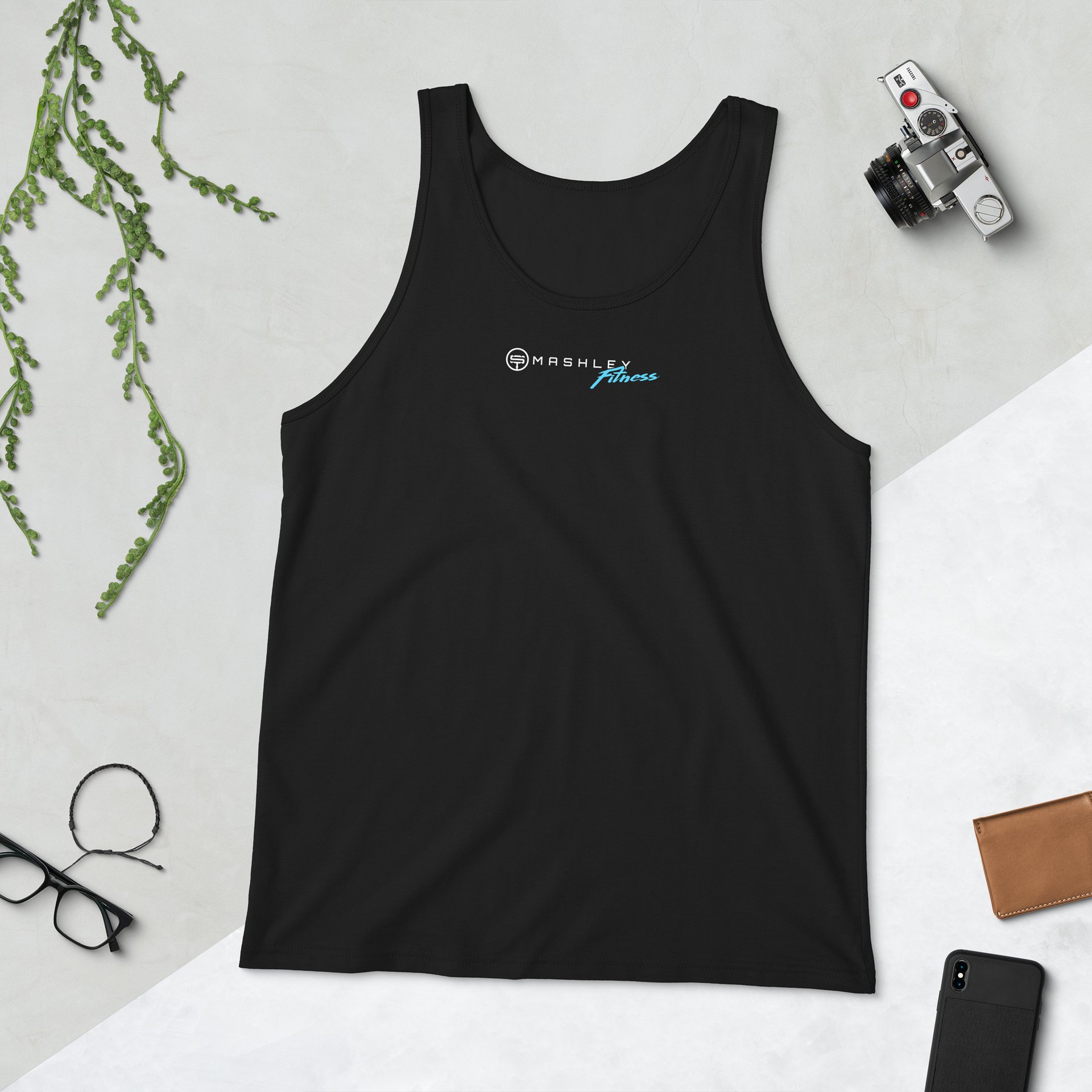 Smashley Fitness Blue - Men's tank product image (1)