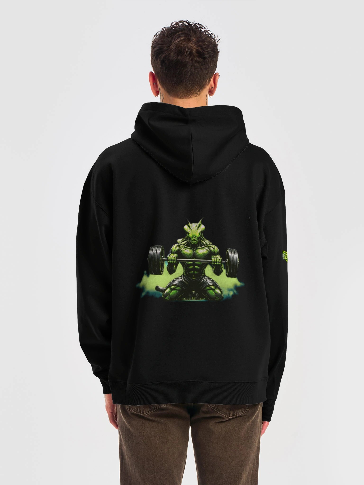 F27 Mantis Men’s Relaxed Organic Hoodie | Strength In Silence Edition by FayzieBobs product image (6)