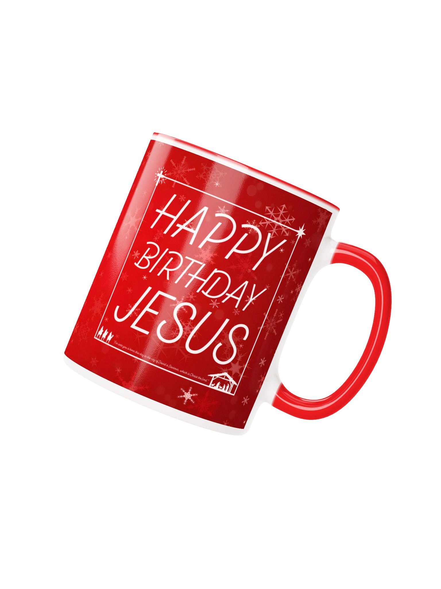 Happy Birthday Jesus Luke 2:11 Mug product image (4)