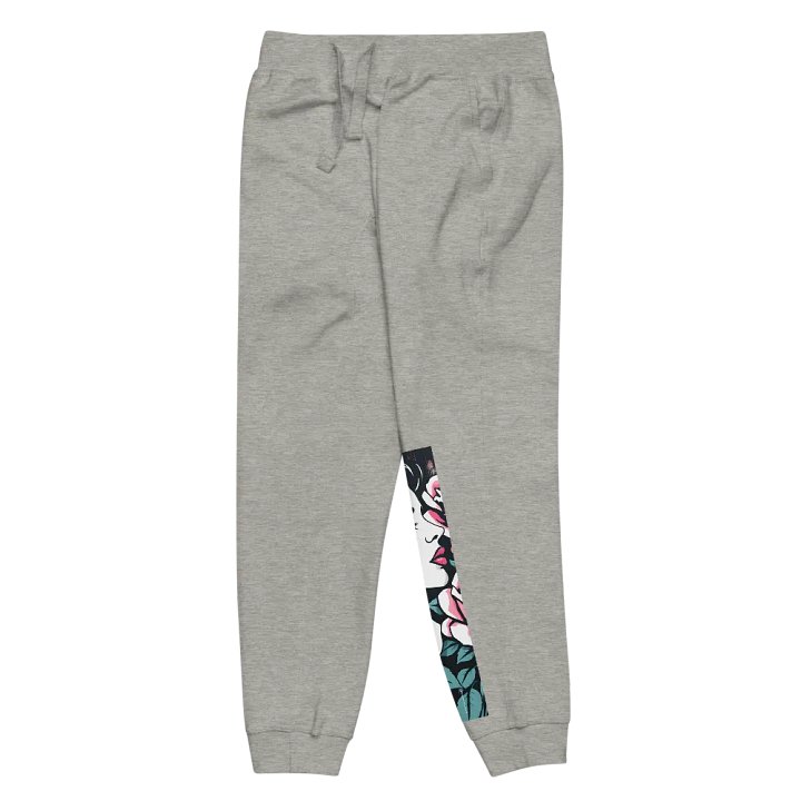Rose-Adorned Profile Fleece Joggers product image (2)