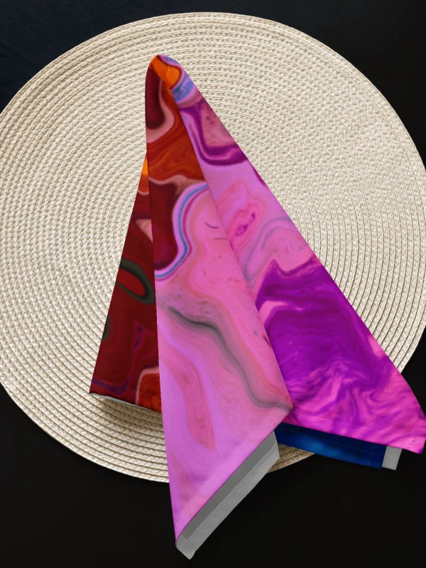 Iridescent Pattern Cloth Napkin Set (4) product image (6)