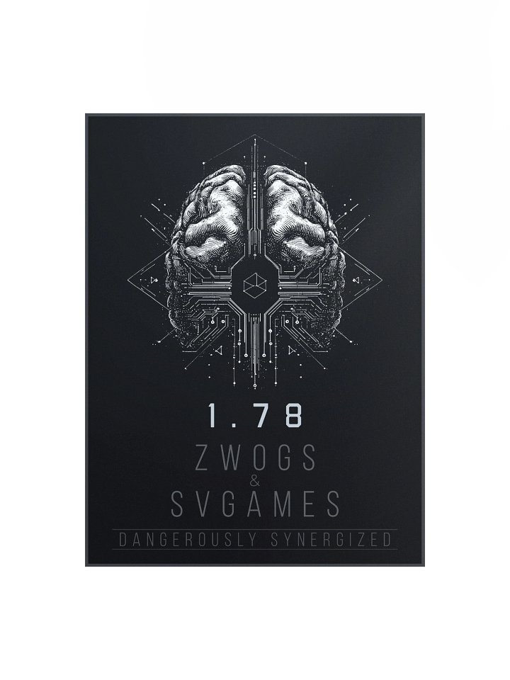 "1.78" Digital Brain ZWOGs & SV Games - Wall Poster, Version 1 product image (1)