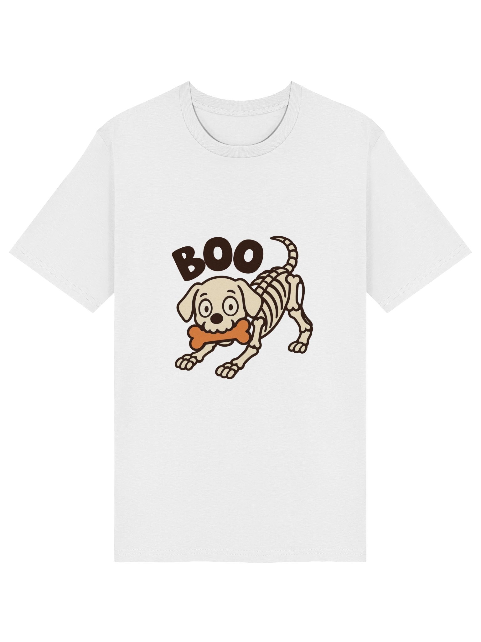 BOO Bone Dog Skeleton Halloween Tee product image (1)