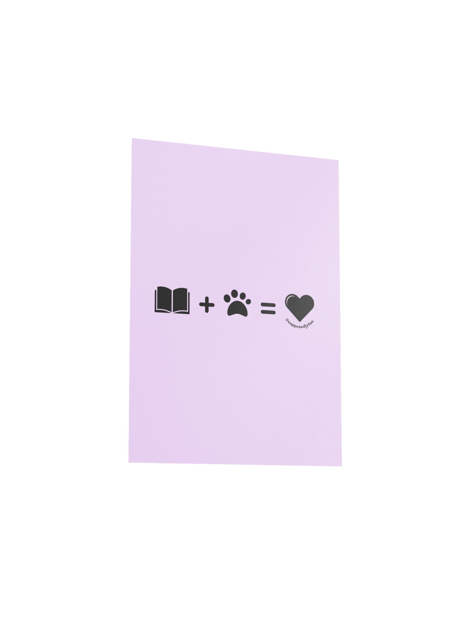 Books + Paws = Love Poster product image (3)