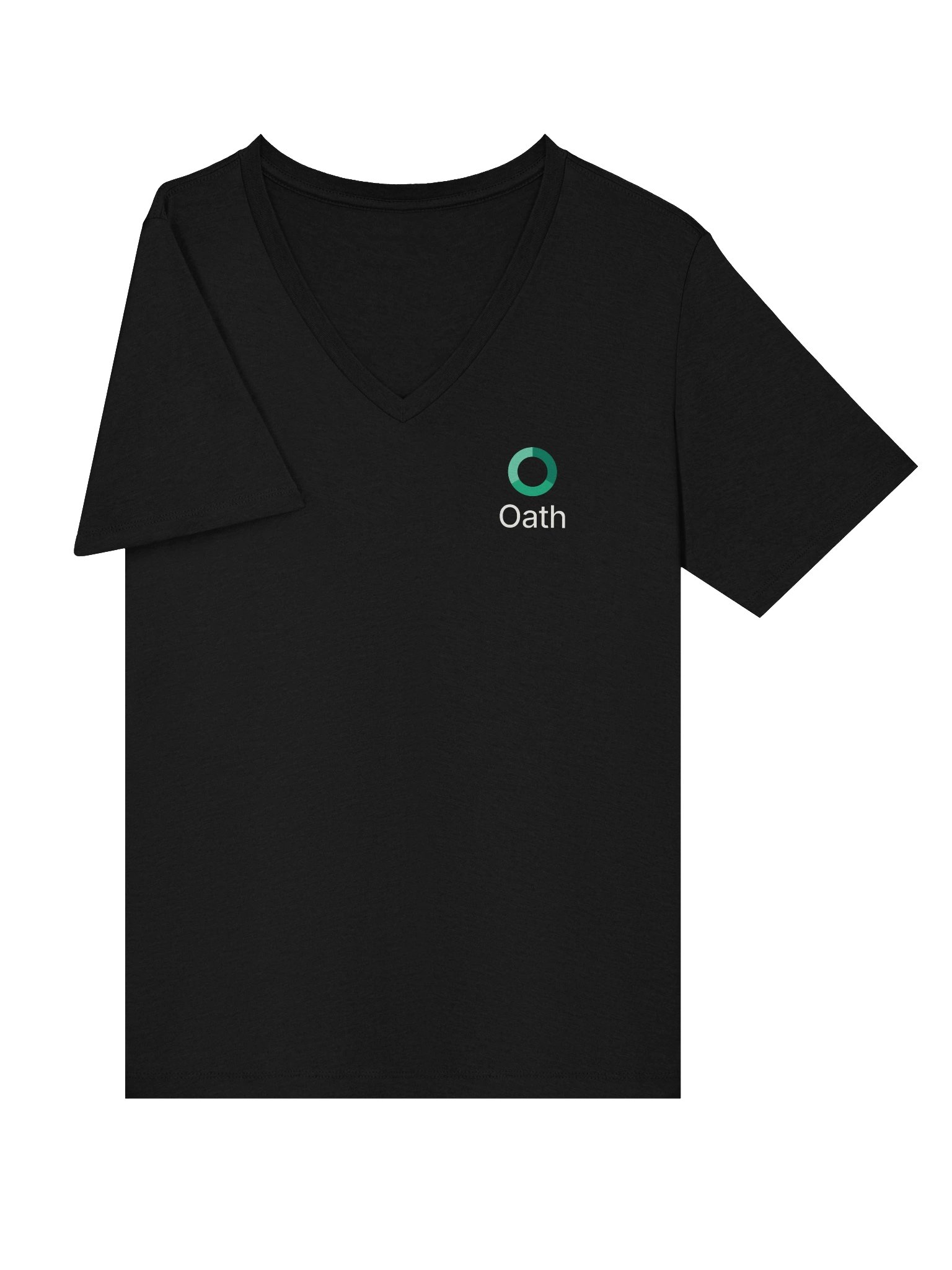 Oath Bella+Canvas Women's Relaxed V-Neck T-Shirt (light text) product image (5)