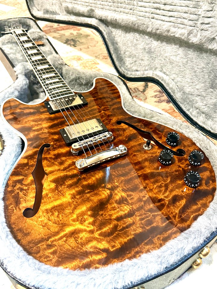 2016 Gibson Midtown Deluxe "CURLY ROOT-BEER" + OHSC product image (1)
