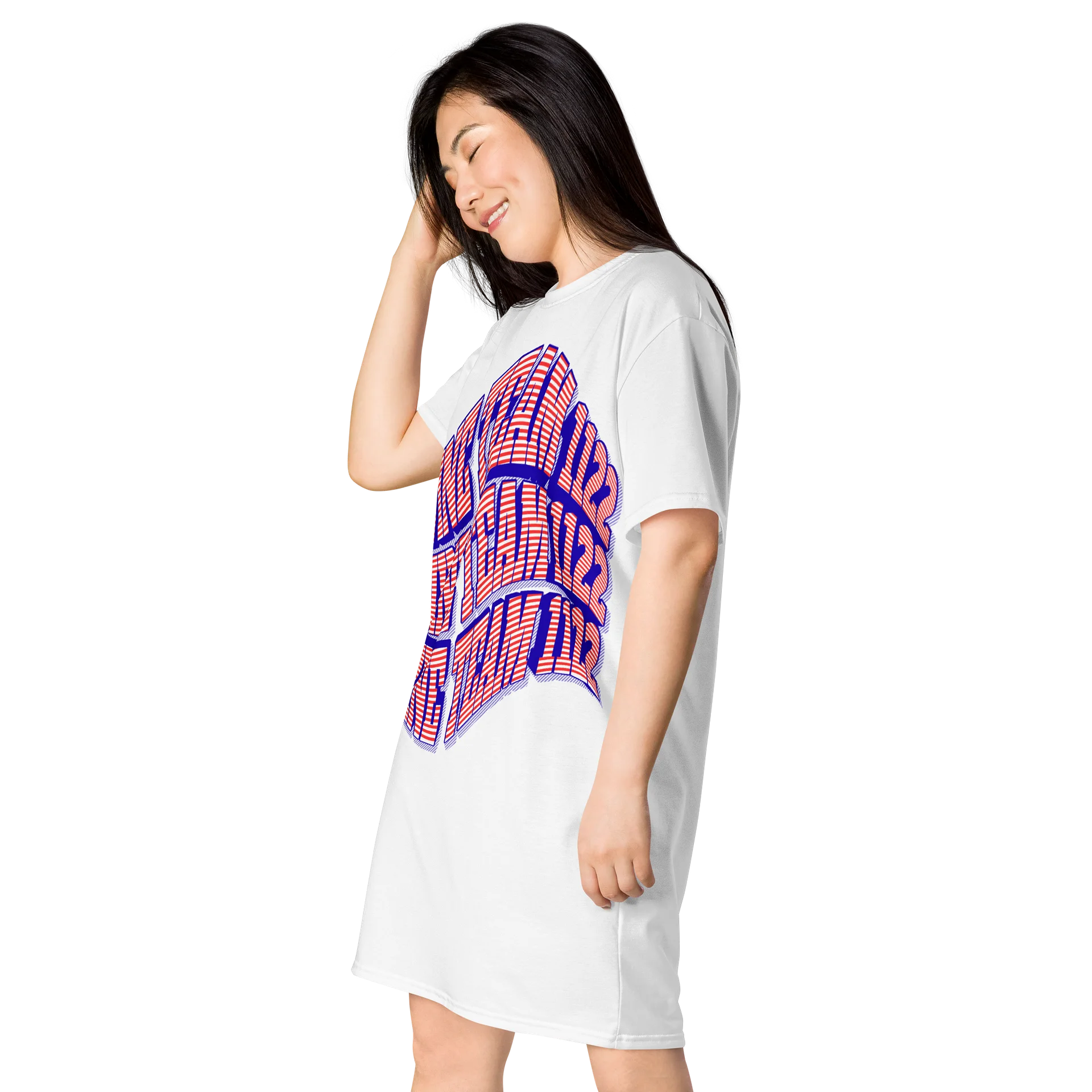 DIVINE TEAM 1122 Graphic T-Shirt Dress product image (2)