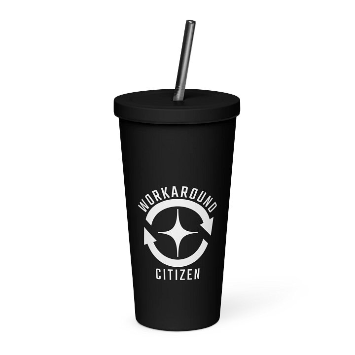 Workaround Citizen Black Insulated Tumbler w/ Straw product image (1)