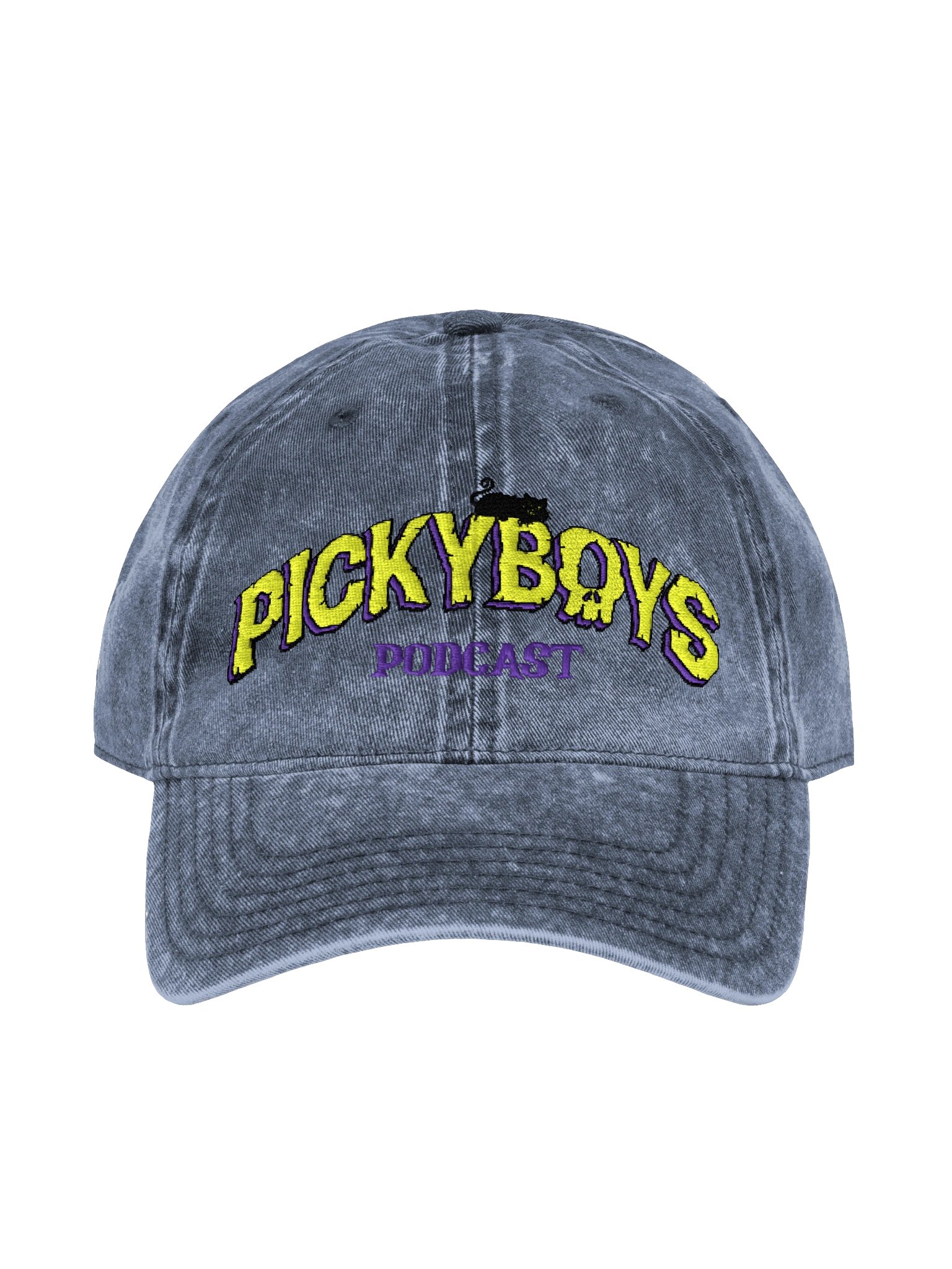 Black Cat Pod Dad Hat (3 Colors) product image (1)