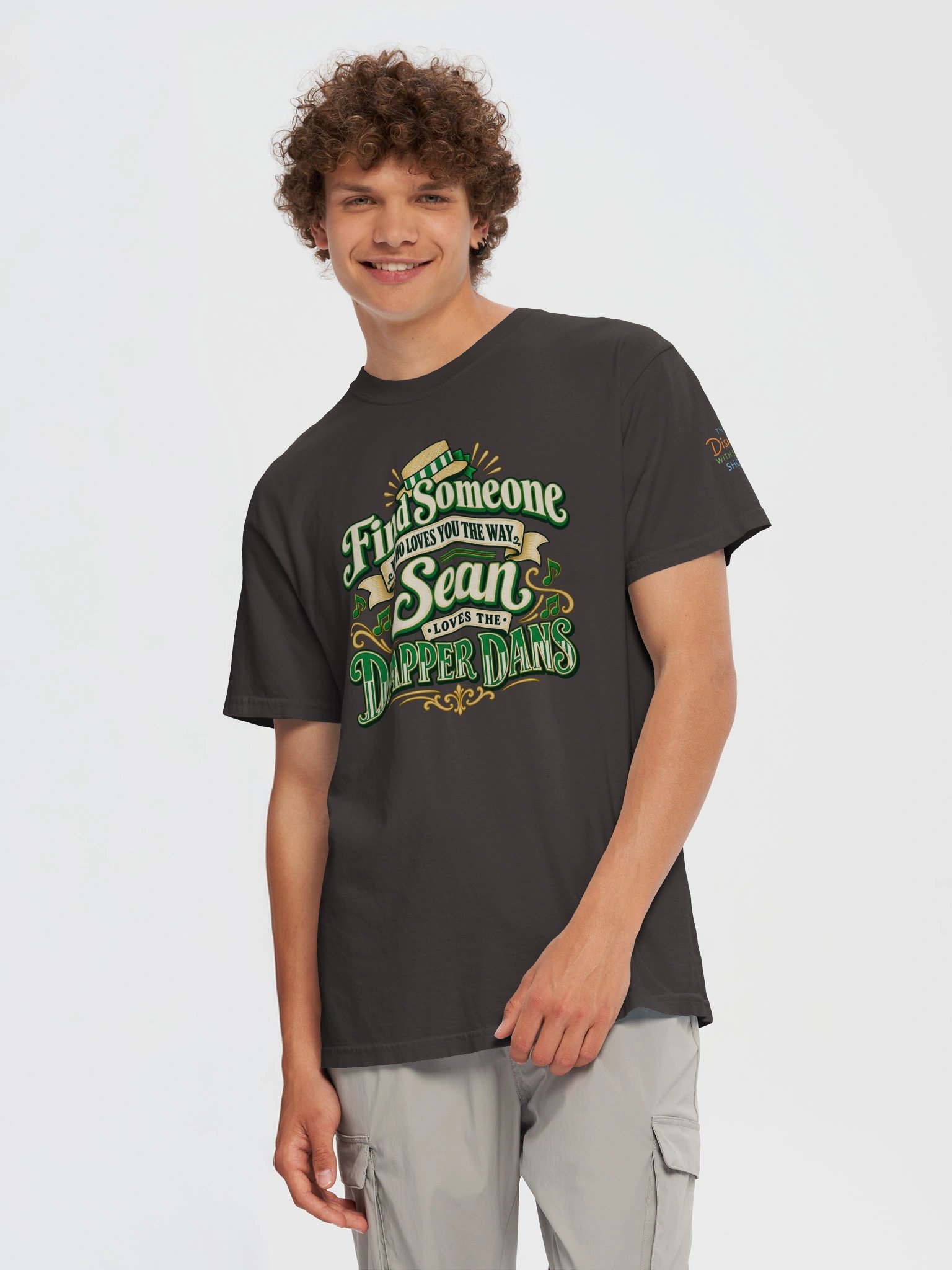 Find Someone Who Loves You the Way Sean Loves the Dapper Dans | Green Relaxed Fit Tee | TDWSS product image (27)