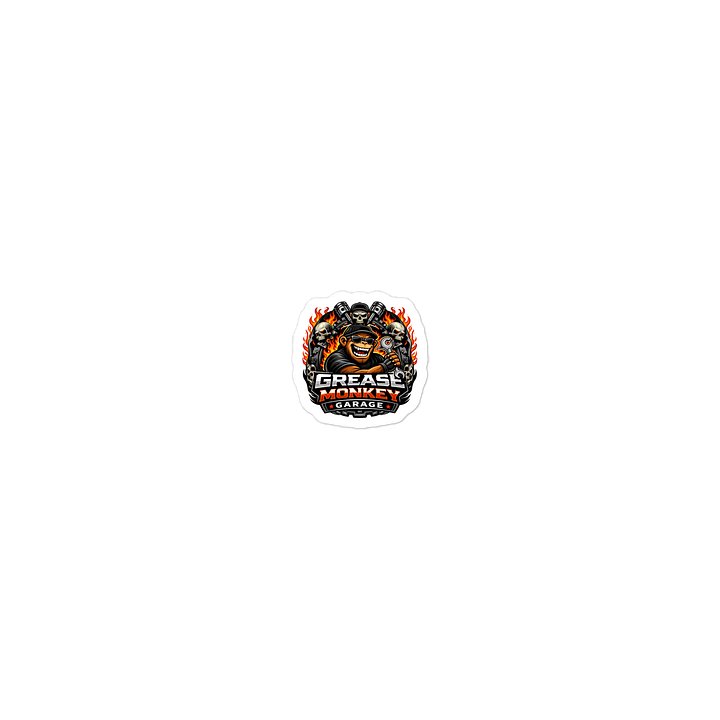 Grease Monkey Die Cut Sticker product image (1)