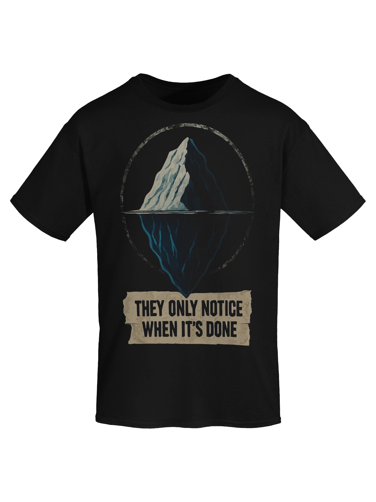 Hidden Effort Iceberg Motivation T-shirt product image (7)