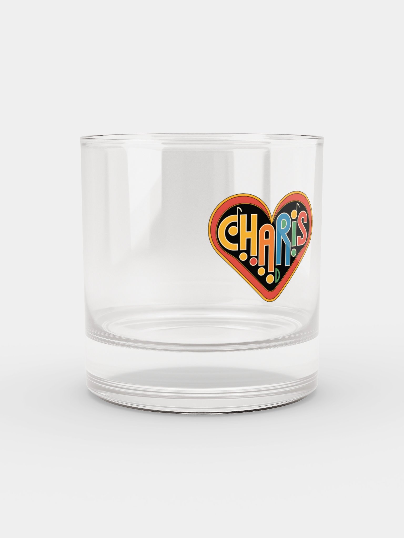 CHARIS Color Heart Rocks Glass product image (2)