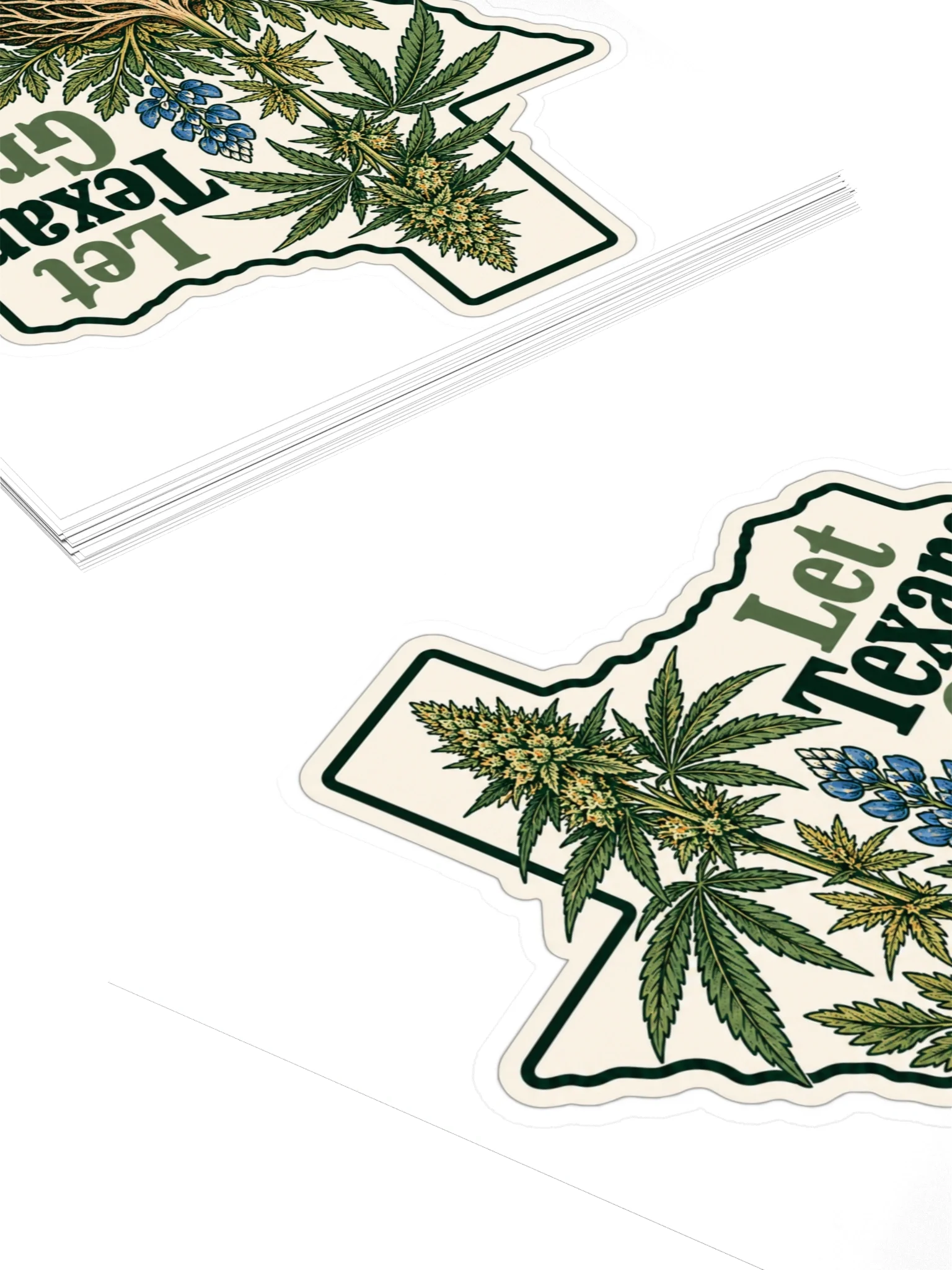 Let Texans Grow! Sticker, view 4