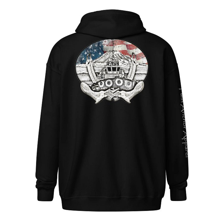 AF- 2 anchor - Mt Rainier & Tug Marshall Foss – Maritime Heritage | Twin Anchor Apparel Fog Harbor Line product image (1)