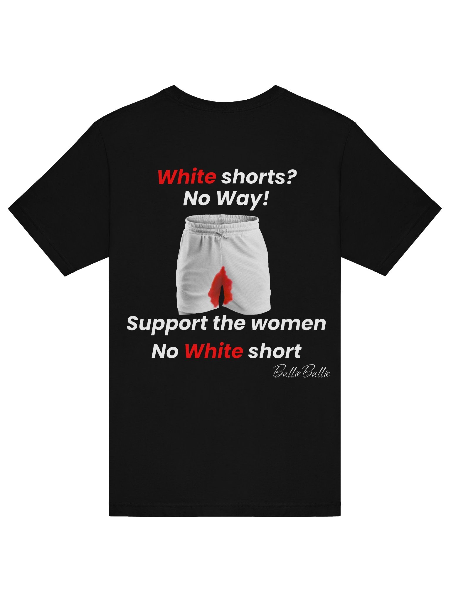 White short? No Way! Support the women No white short product image (6)