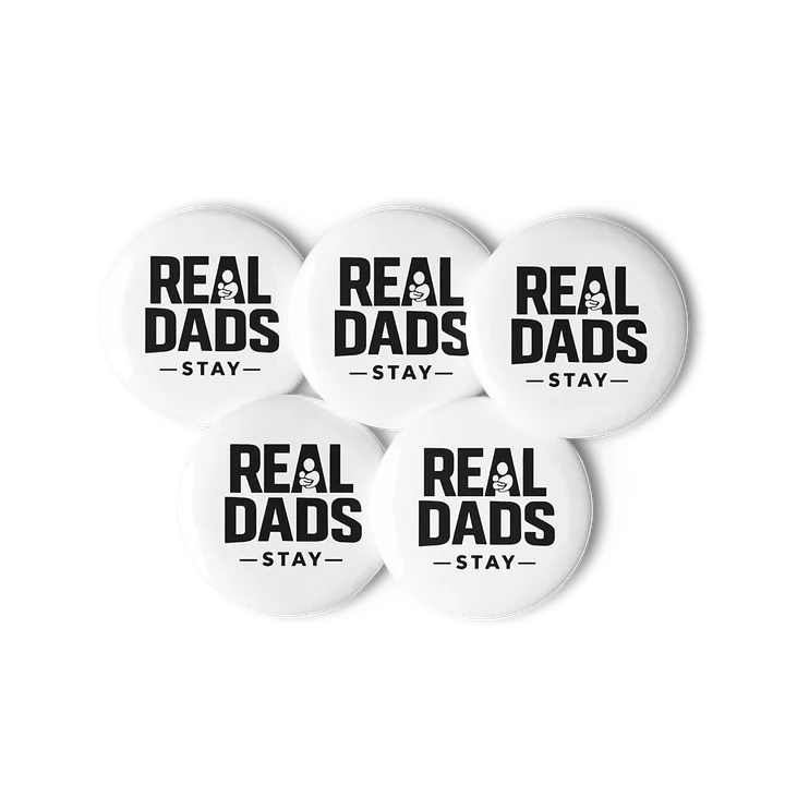 Real Dads Stay Pin Button Set product image (3)