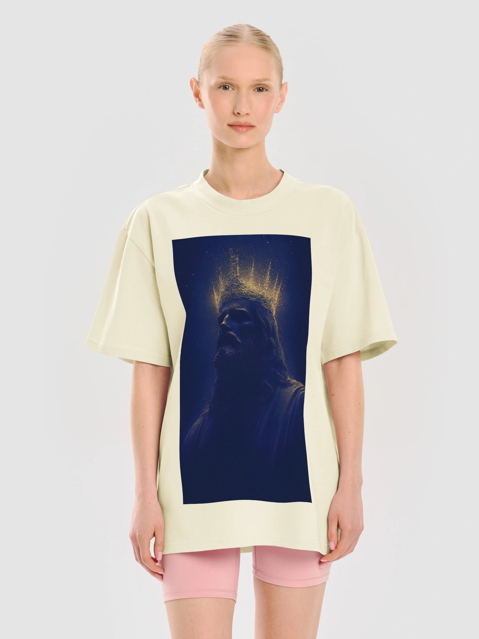 Golden Halo Shadow Portrait Tee product image (9)