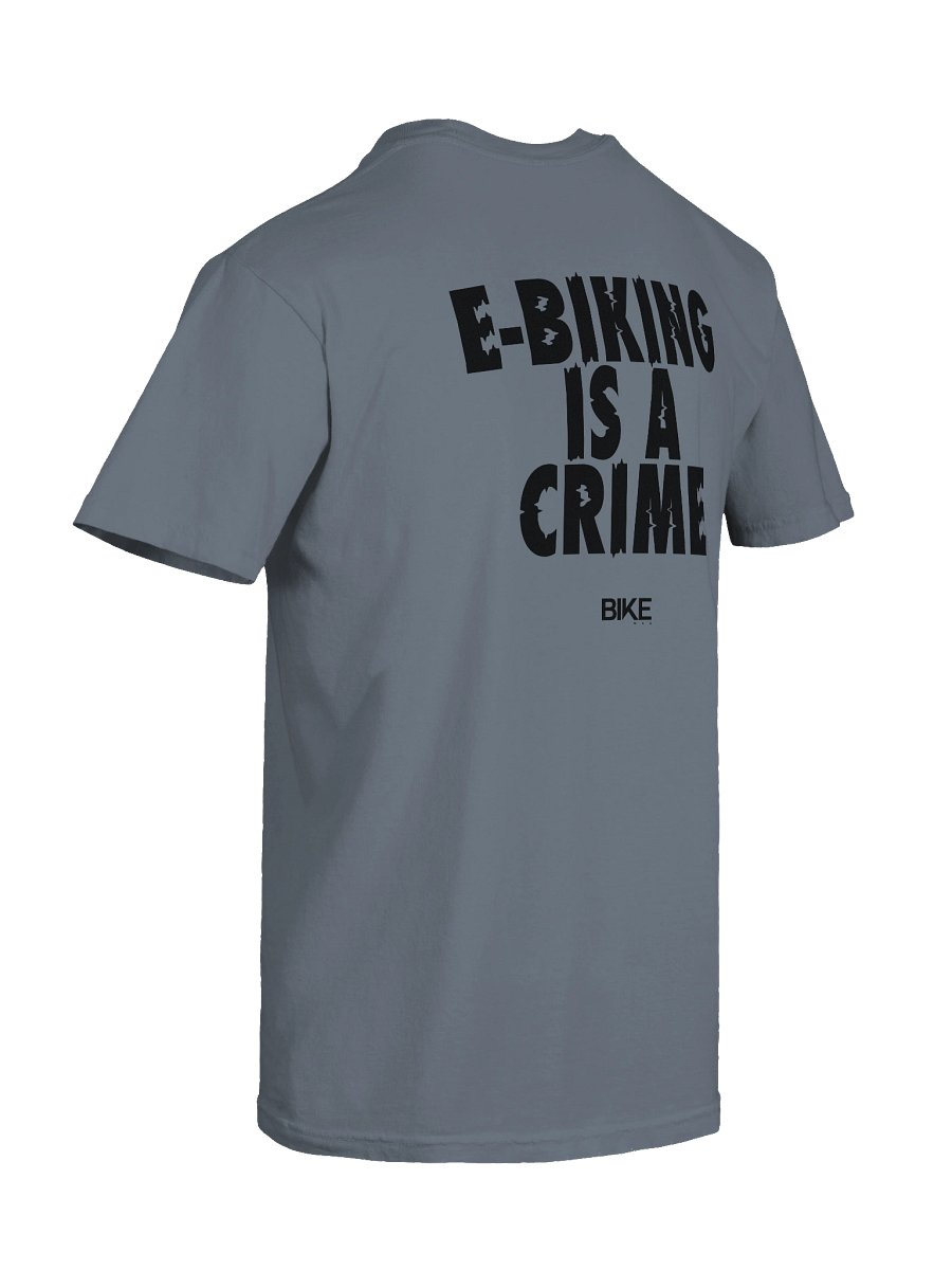 E-Biking is a Crime Shirt (Dark Logo) product image (30)