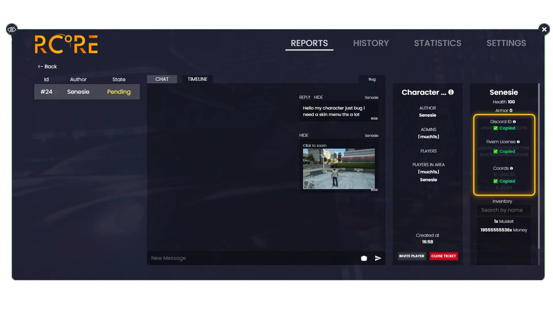 FiveM Advanced Reports [ QB/ ESX / QBOX ] product image (1)