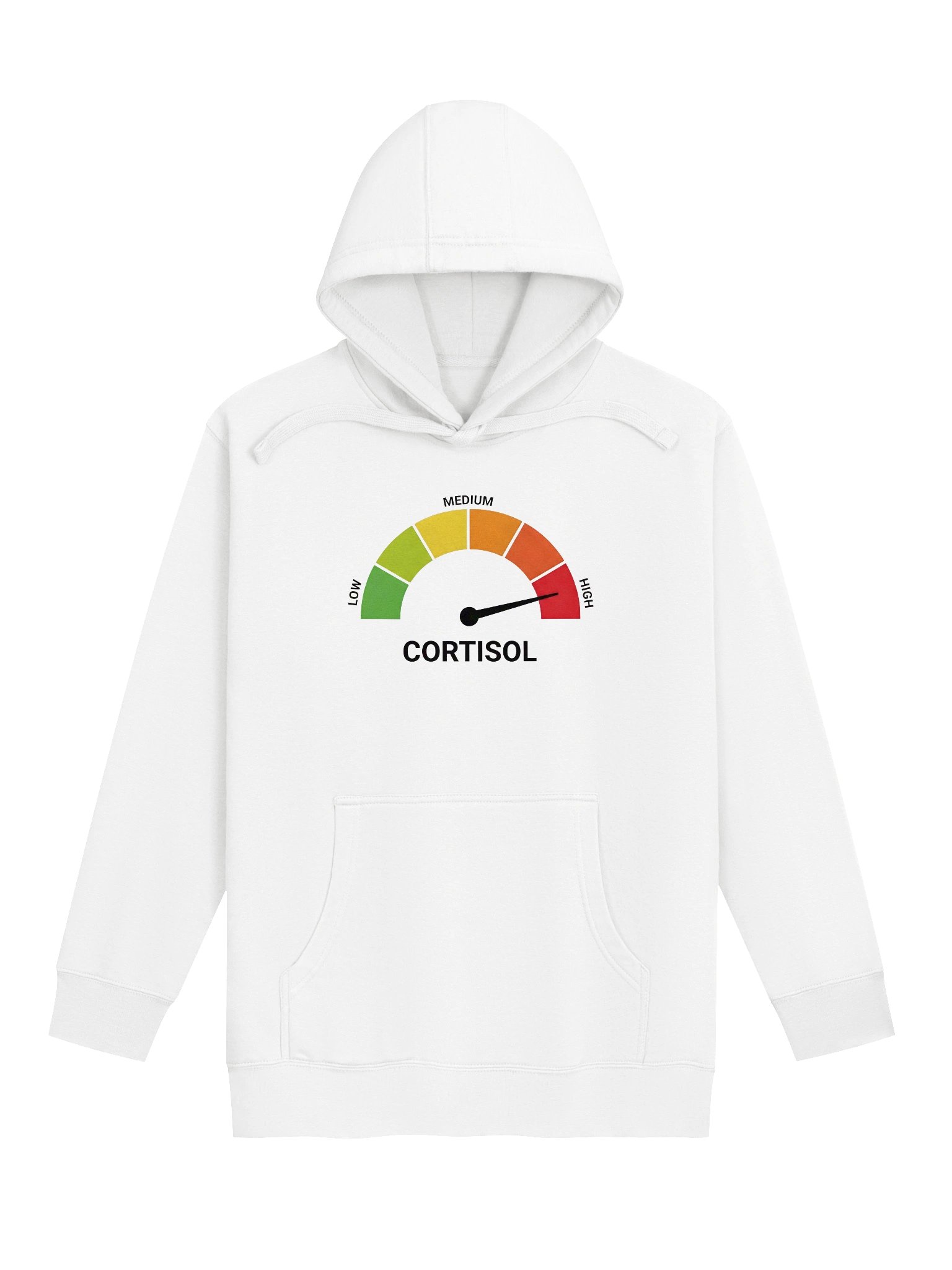 High Cortisol Premium Hoodie White product image (1)