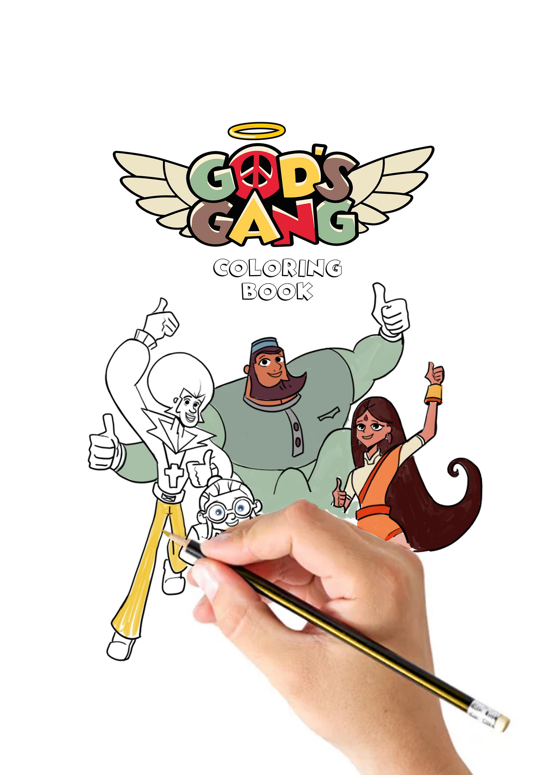 Adventures in Color Digital Coloring Book | God's Gang product image (1)