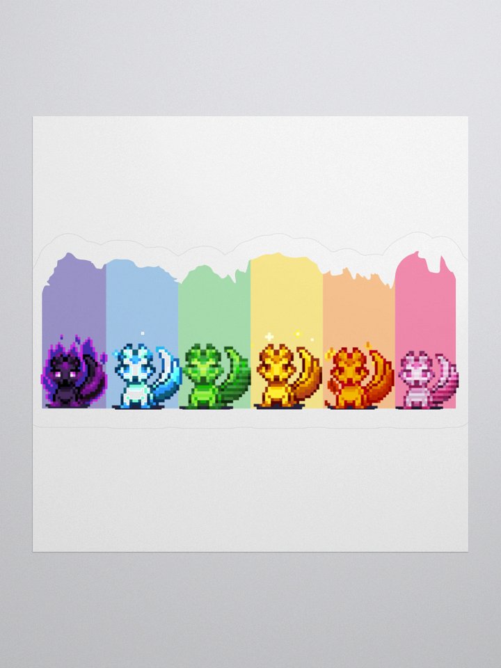 Prismatic Paws Sticker! product image (1)