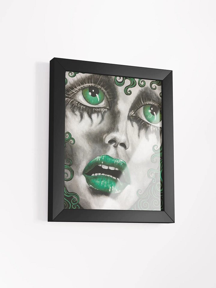 Fayette in green framed print product image (2)