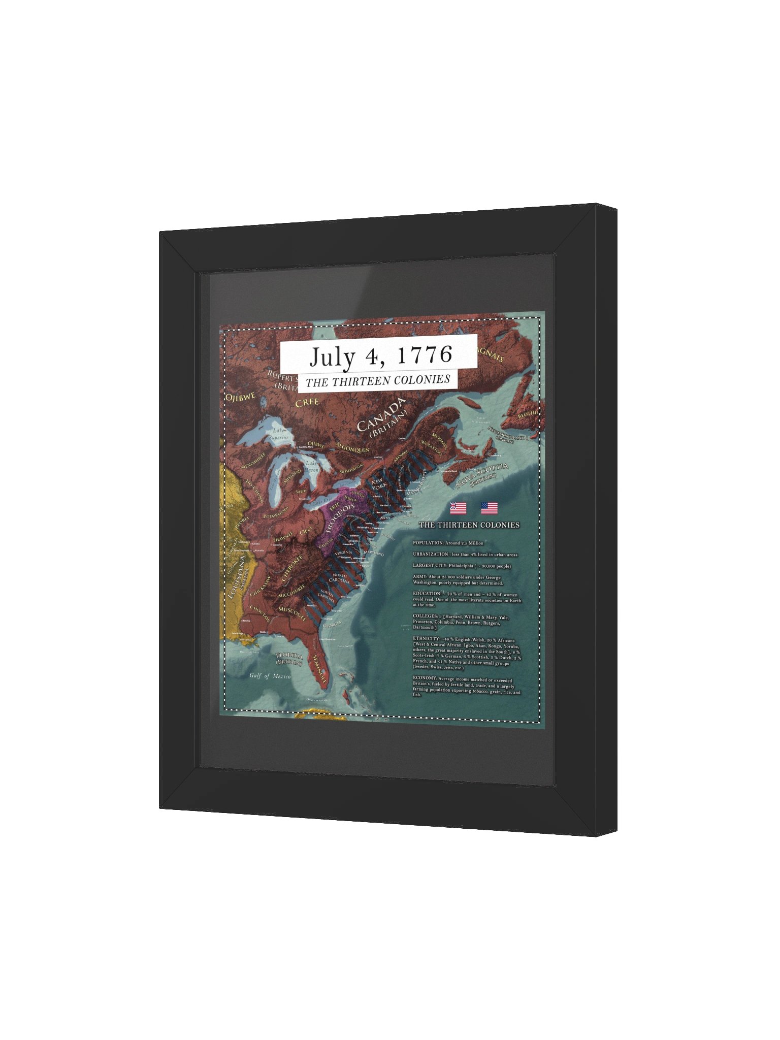 The American Revolution Detailed Frame - 250 Anniversary product image (3)