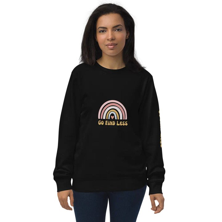 Go Find Less - Unisex Organic Cotton Sweatshirt product image (6)