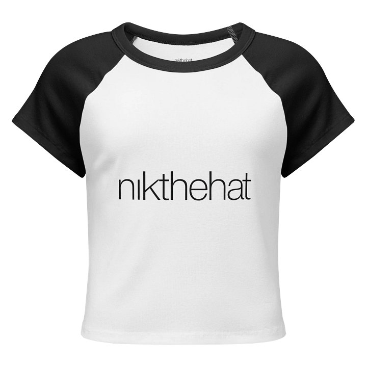 Bella+Canvas Women’s Micro Rib Raglan Baby Tee • nik the hat product image (1)