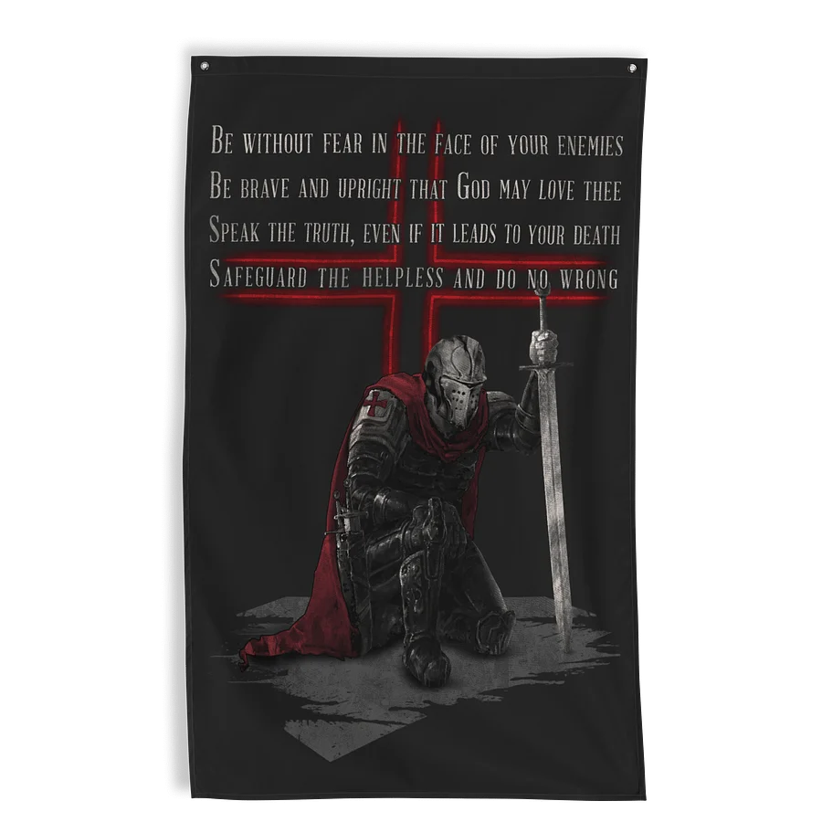 Templar Code Wall Flag product image (1)