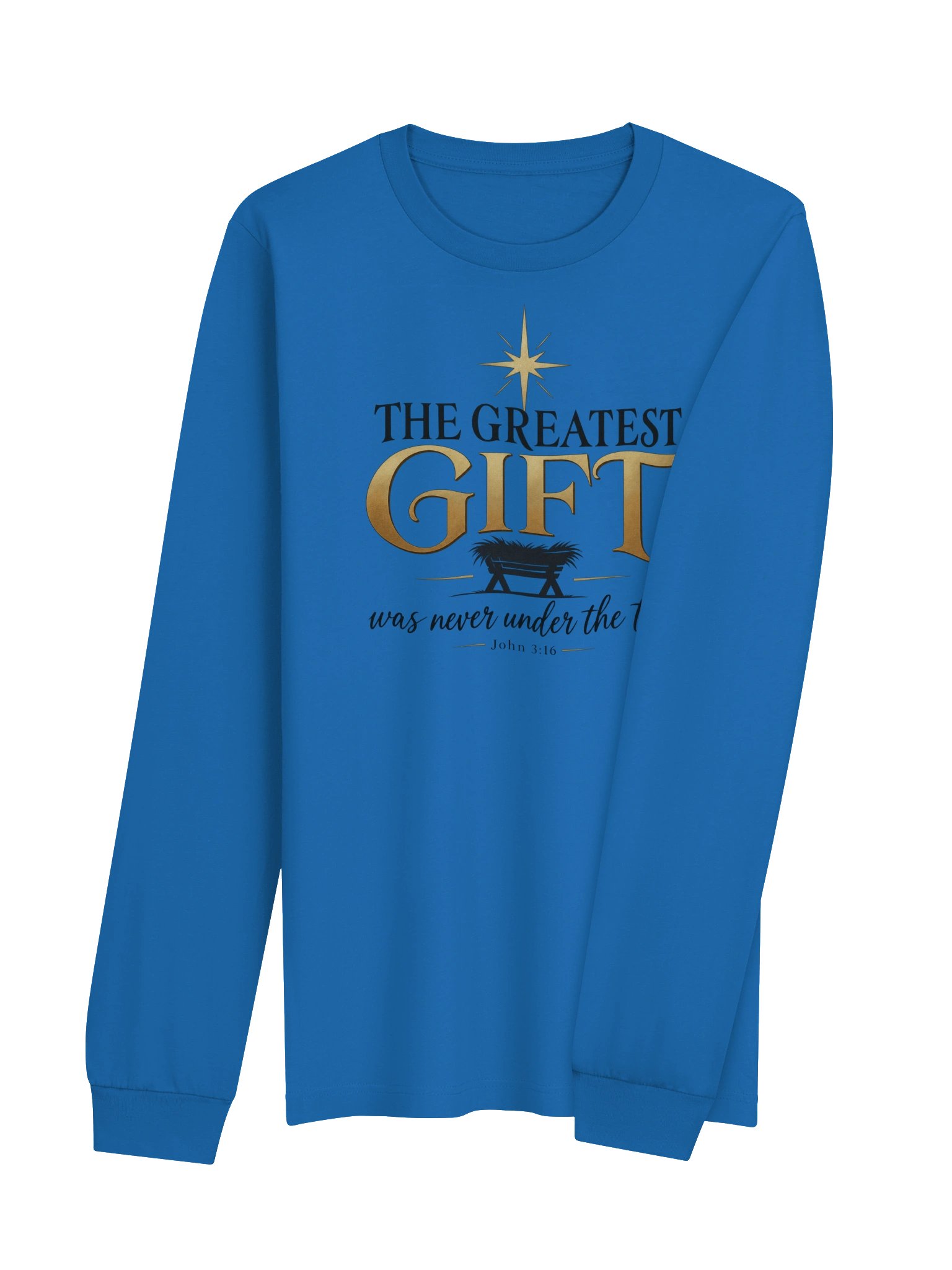 The Greatest Gift Long Sleeve Tee | John 3:16 product image (16)