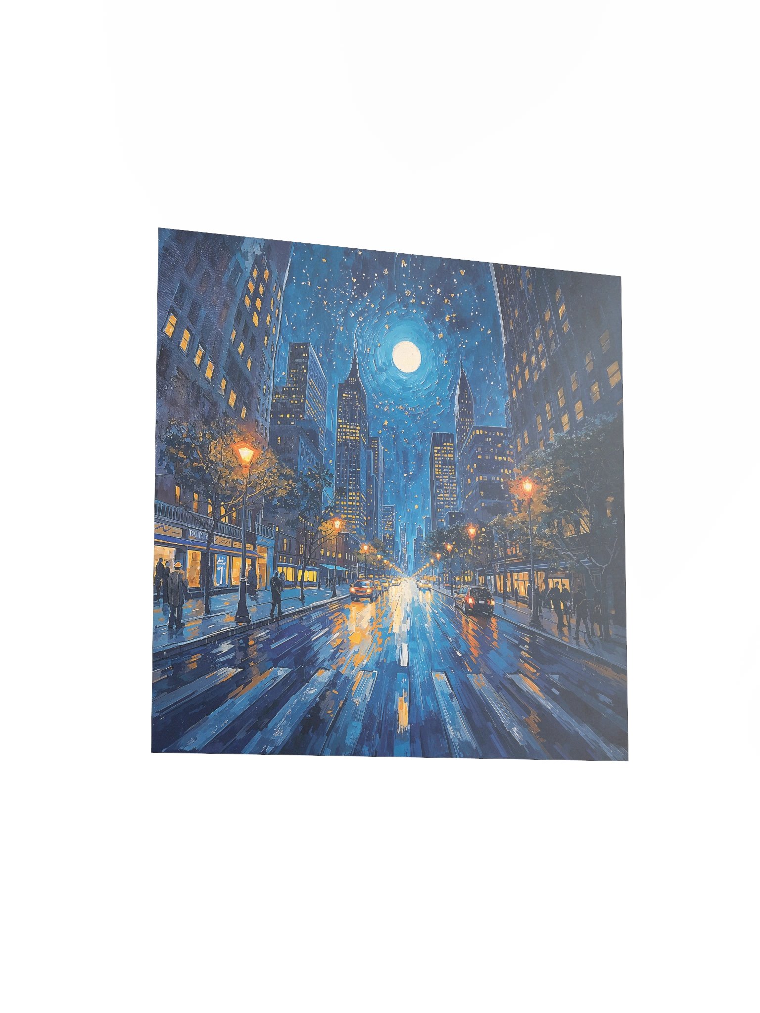 Moonlit Avenue Matte Poster product image (12)