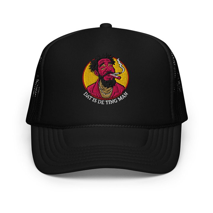 Dat Is De Ting Man Flamingo Color Design Trucker Hat product image (1)