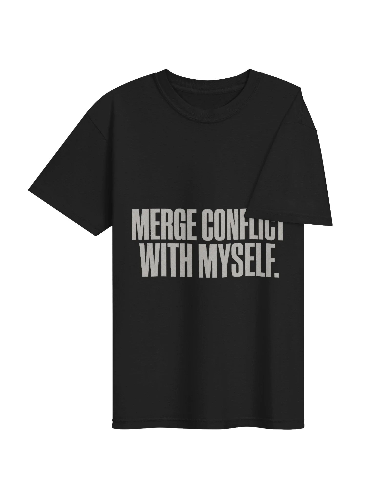 Merge Conflict With Myself Tee — view 4