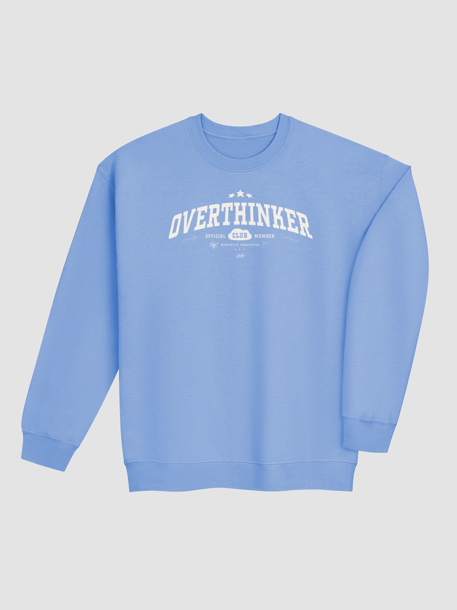 Overthinker (Gildan Classic Crewneck Sweatshirt) product image (3)