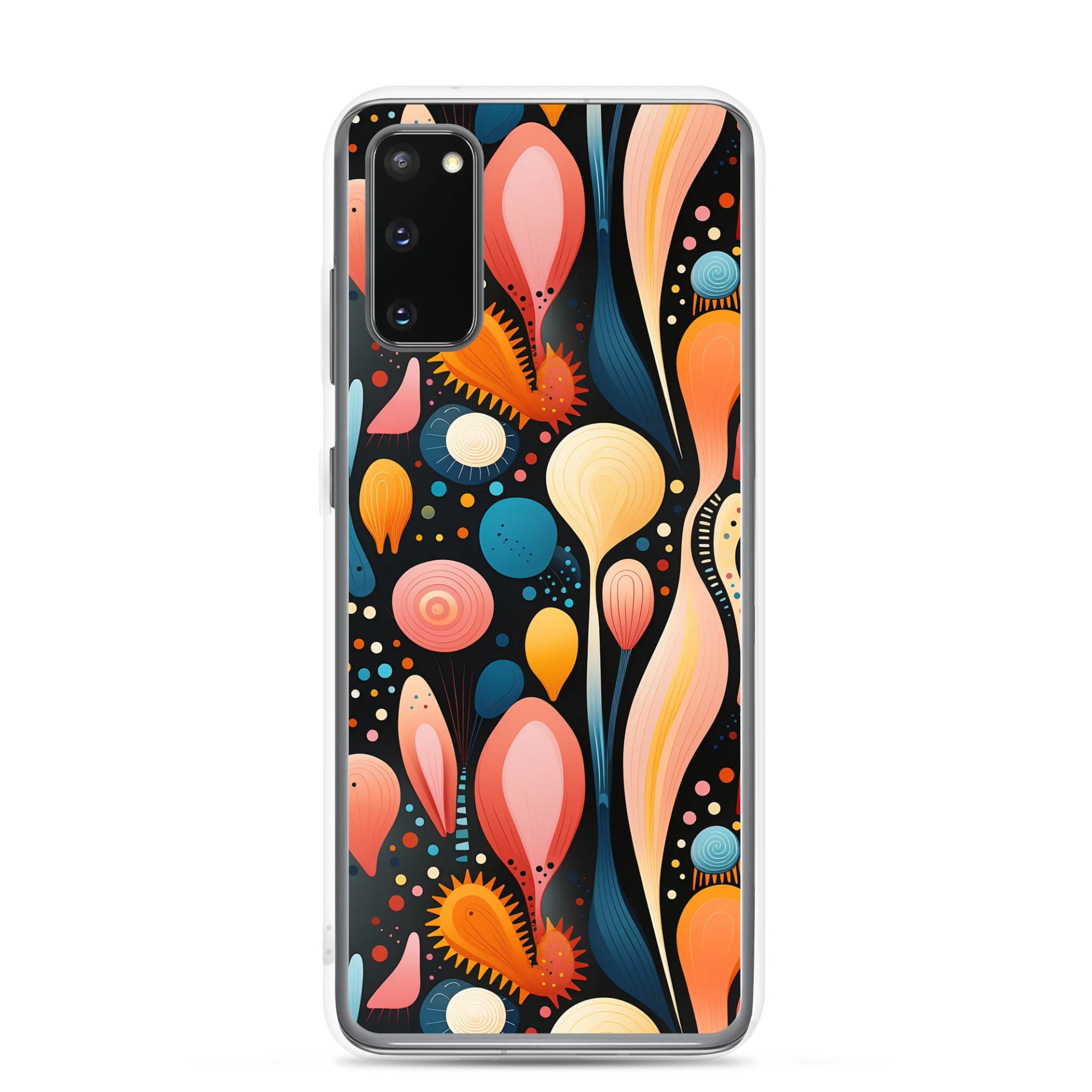 Cosmic Bloom Clear Samsung® S20 S21, S22, S23, S24, S25, Plus, Ultra Cases. product image (1)