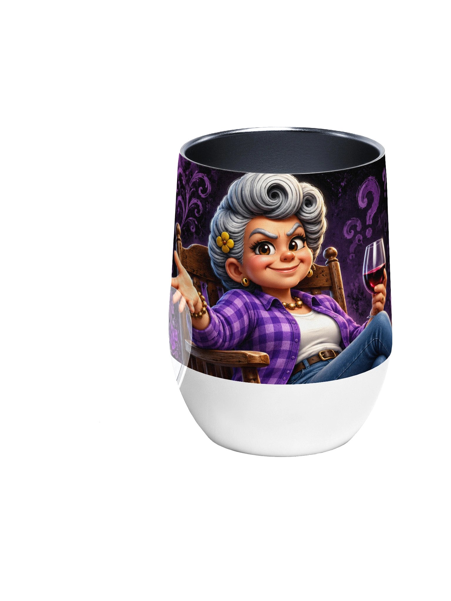 Transparent Government, Full Wine Tumbler product image (2)