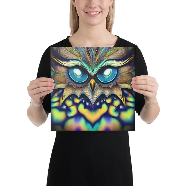 Fantasy Fractal Owl Art - v12 product image (2)
