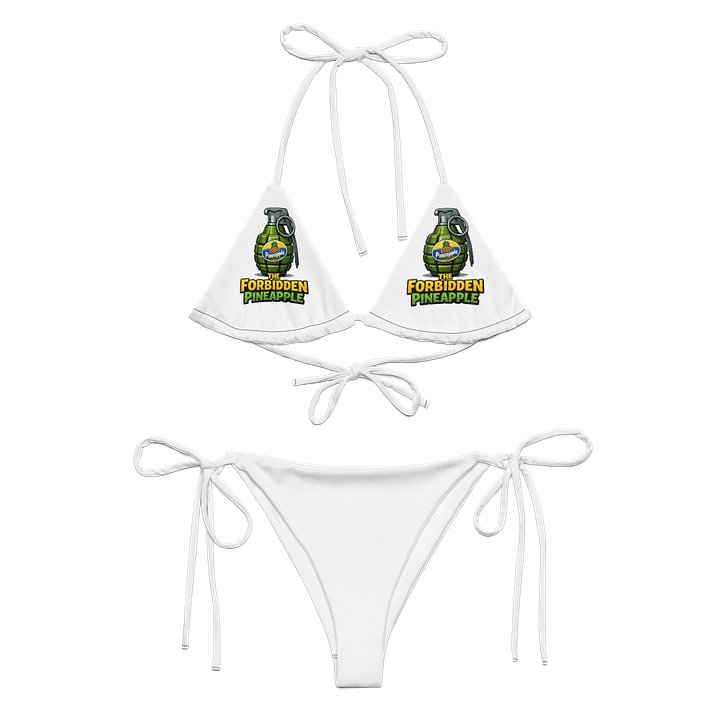 Bikini Recyclé "The Forbidden Pineapple" – Style Explosif & Fun product image (1)