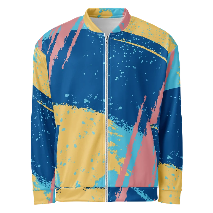 Abstract Splash Bomber Jacket product image (1)