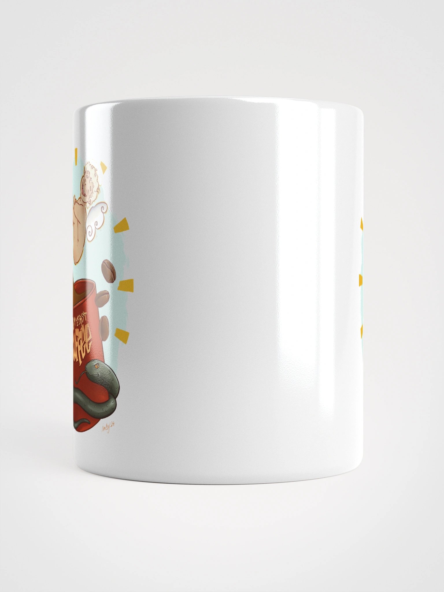 mug : butt first coffee | angel & snake edition product image (6)