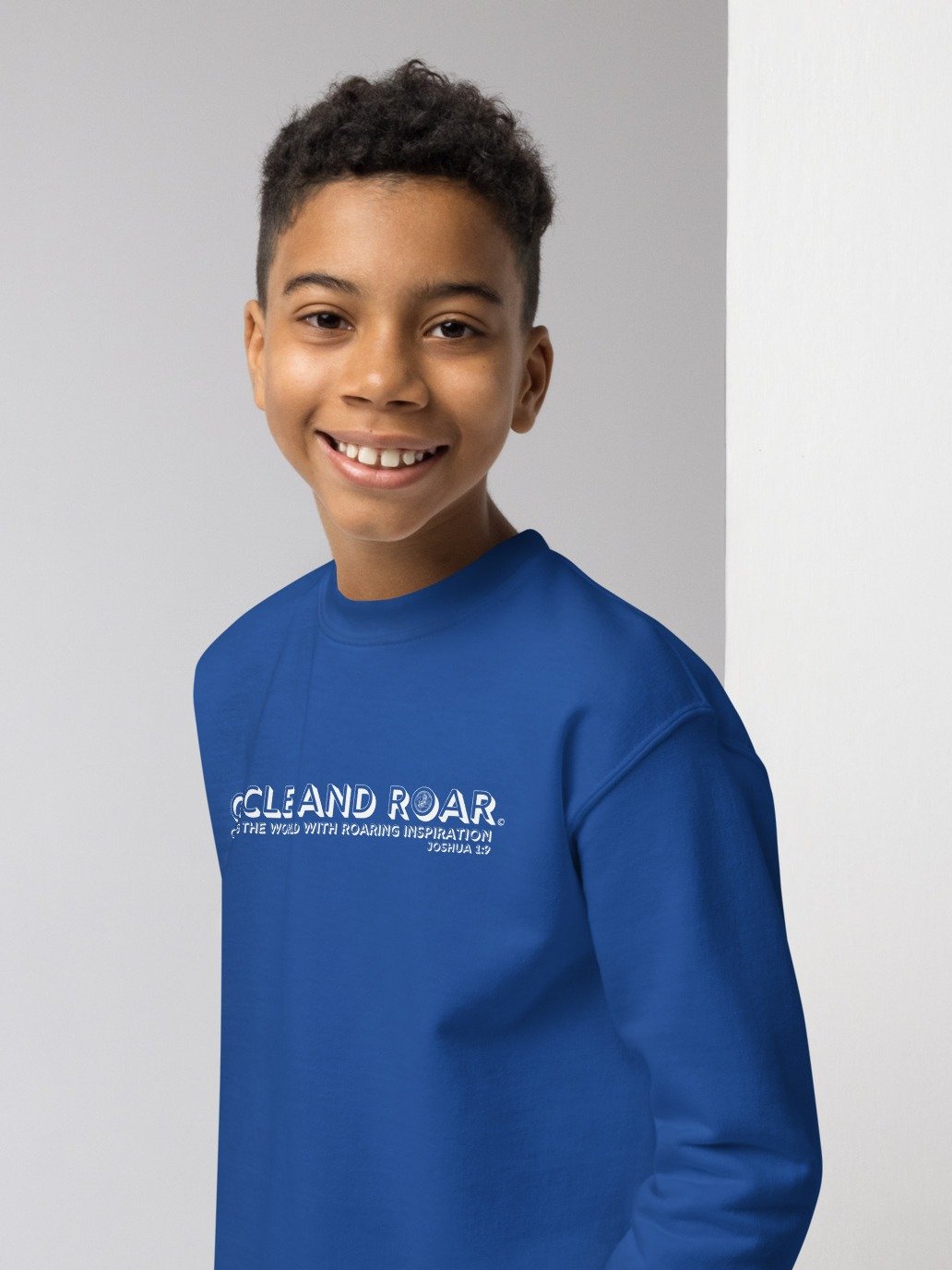 "Circle and Roar" Joshua 1:9 Youth Sweatshirt product image (3)